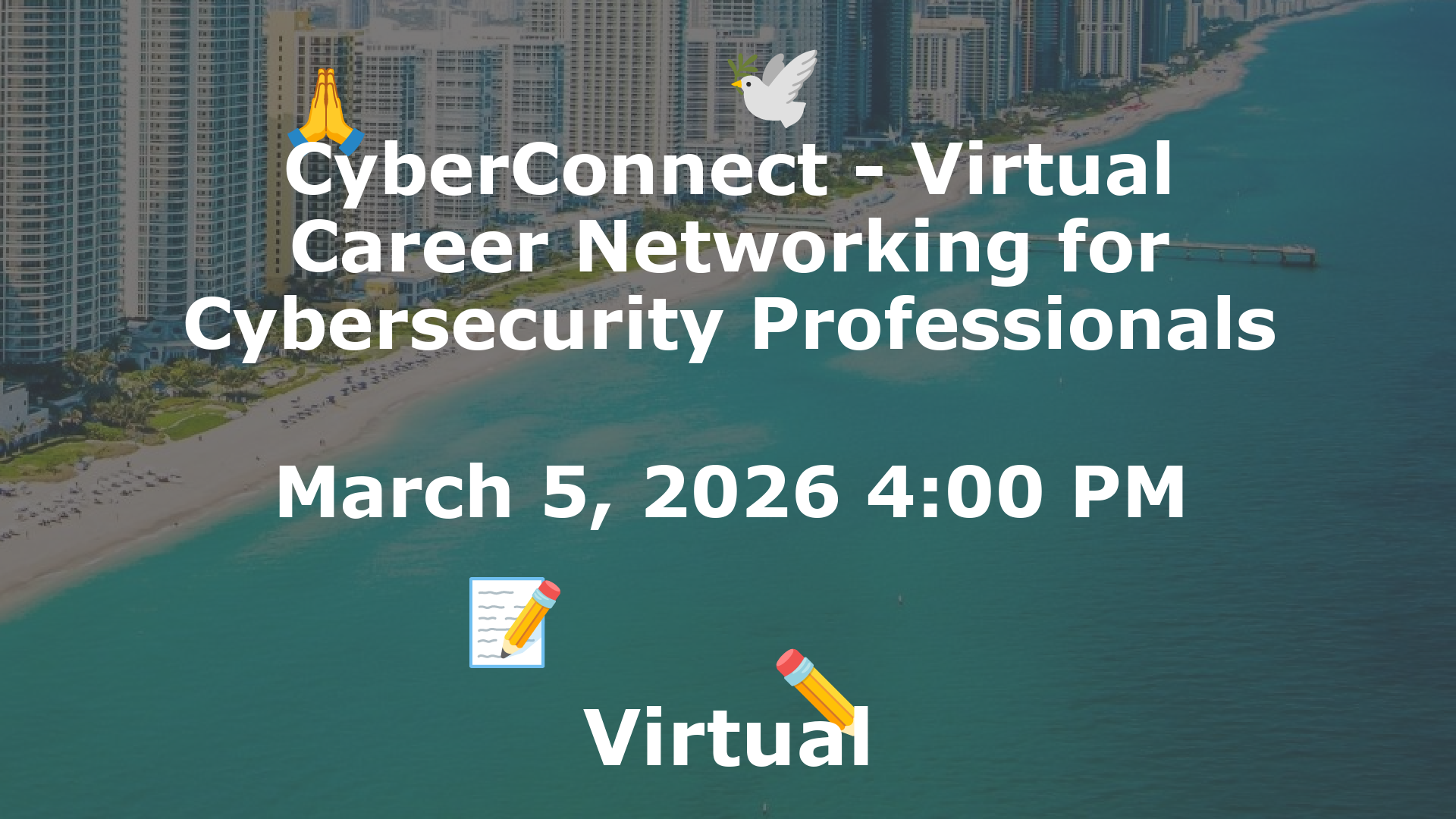 CyberConnect - Virtual Career Networking for Cybersecurity Professionals event image